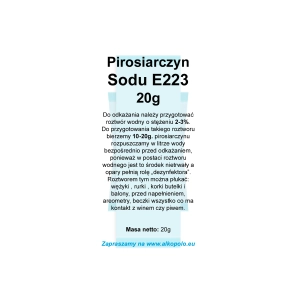 Pirosiarczyn sodu E223 - 20g