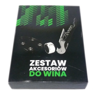 Zestaw akcesoriów do wina.