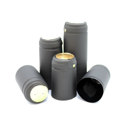 Kapturki termokurczliwe z perforacją fi 31mm - czarny mat