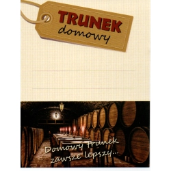 Etykieta na butelkę - Trunek Domowy