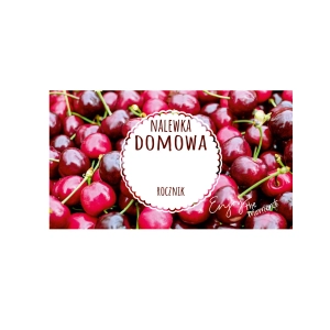 Etykieta na butelkę - Nalewka domowa 85x45mm