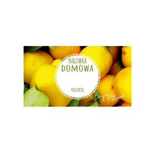 Etykieta na butelkę - Nalewka domowa 85x45mm