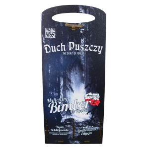 Nosidełko Duch Puszczy "Czarny Las" na 2 butelki.